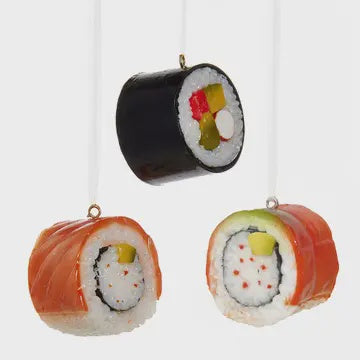 Sushi Ornament, Round