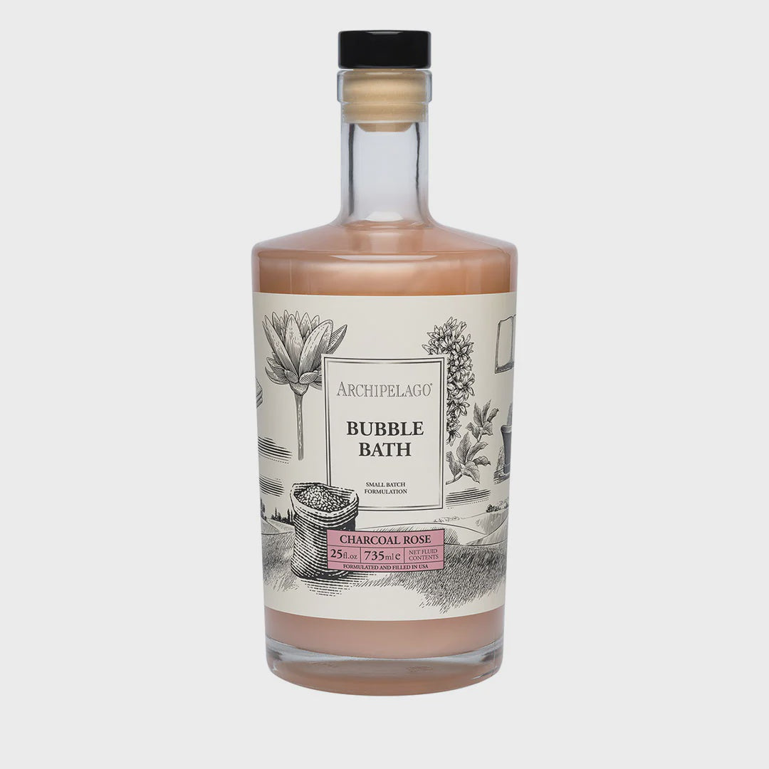 Charcoal Rose Bubble Bath Lg