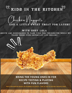 Juniors Cooking Class - FRIDAY MARCH 22nd 3-5 AFTERSCHOOL