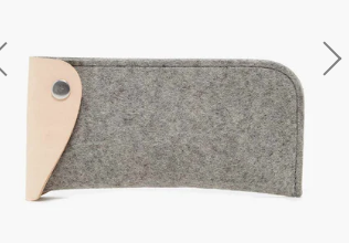 Felt Snap Eyeglass Sleeve