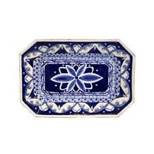 Alentejo Indigo Octagon Platter