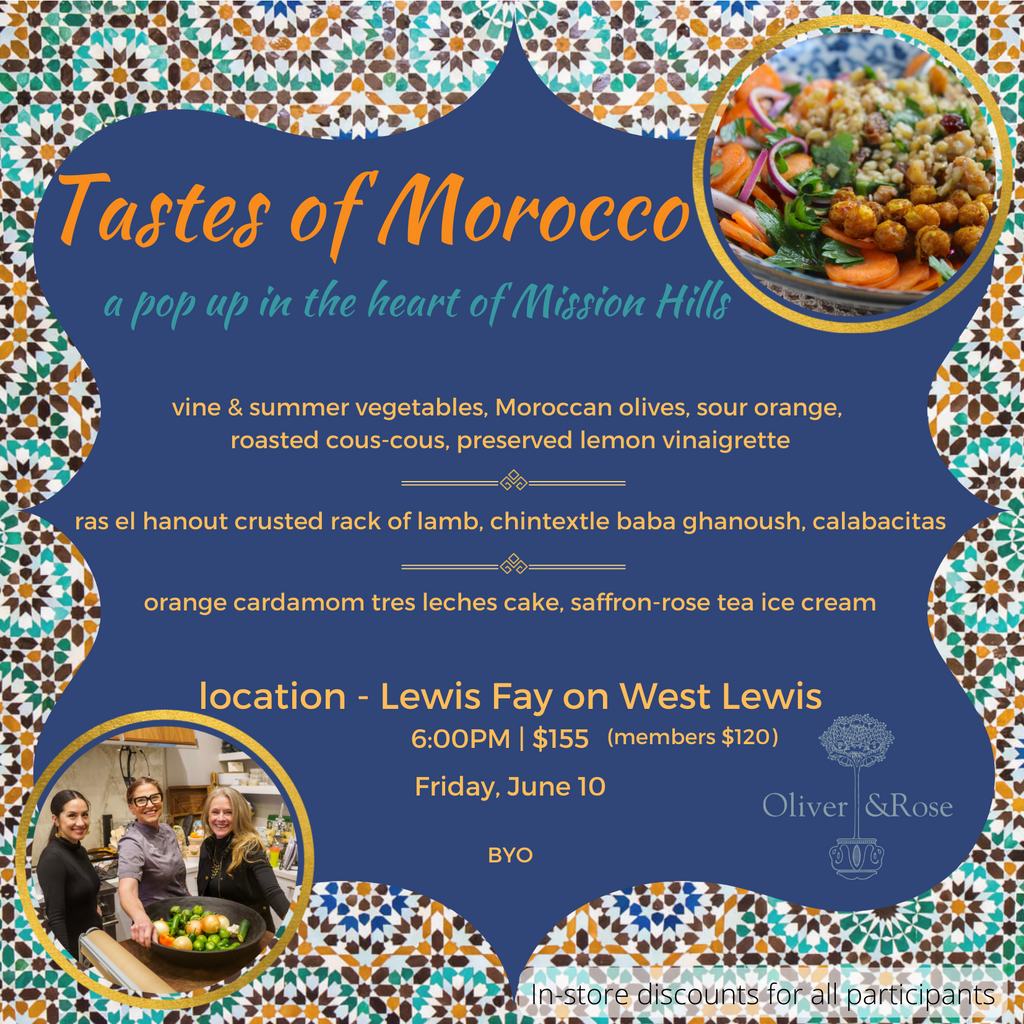 Travel Dinner - Morocco SOLD OUT!!!