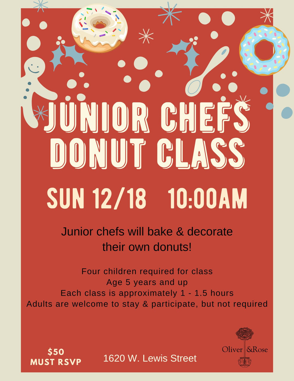 Jr. Chefs Donut Class