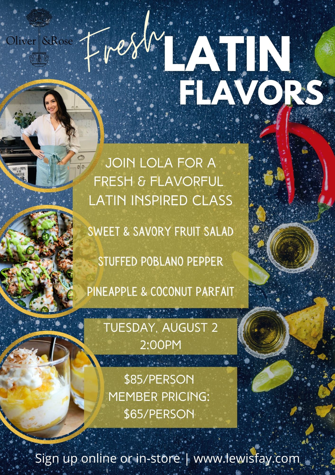 Latin Flavors Class